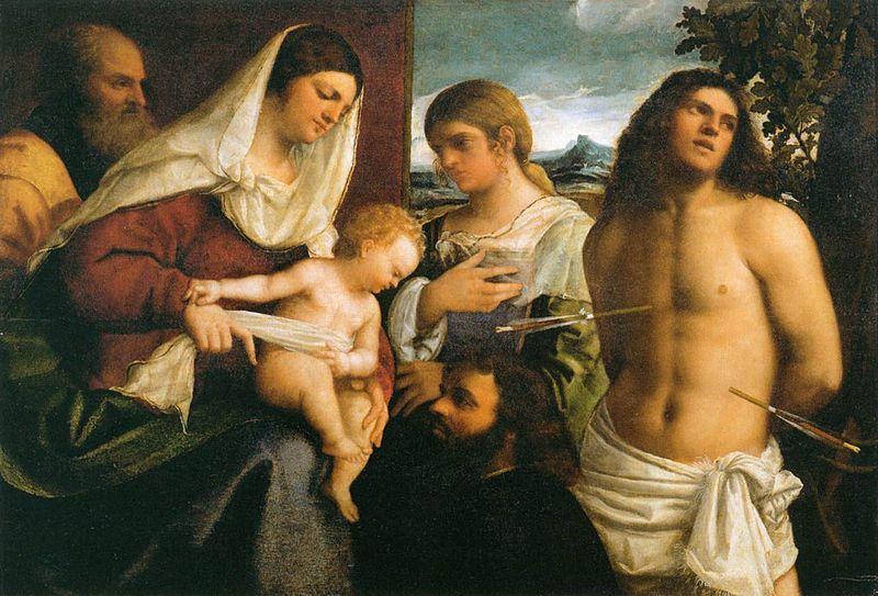  La Sainte Famille avec sainte Catherine